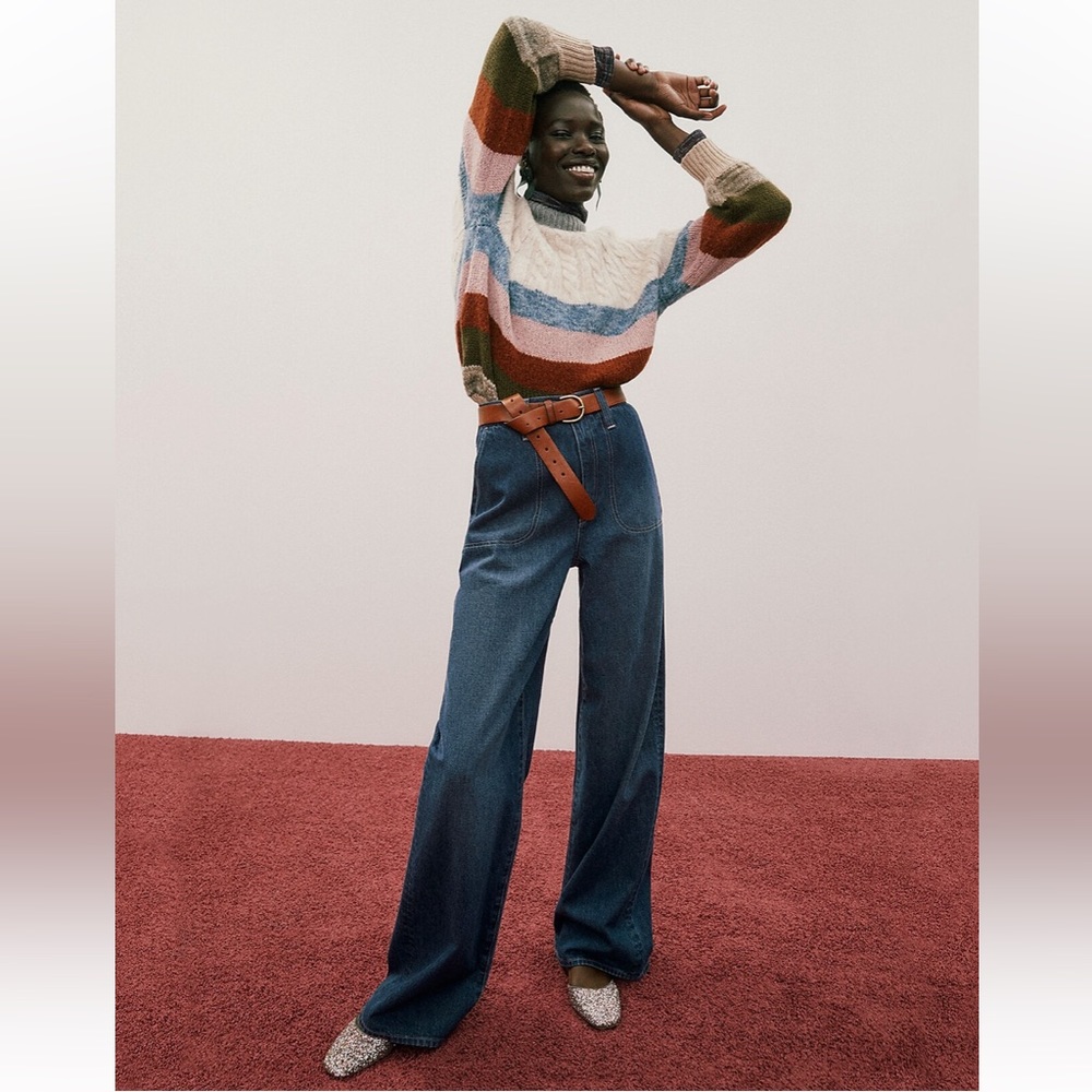Madewell Superwide-Leg Jeans in Elinwood Wash